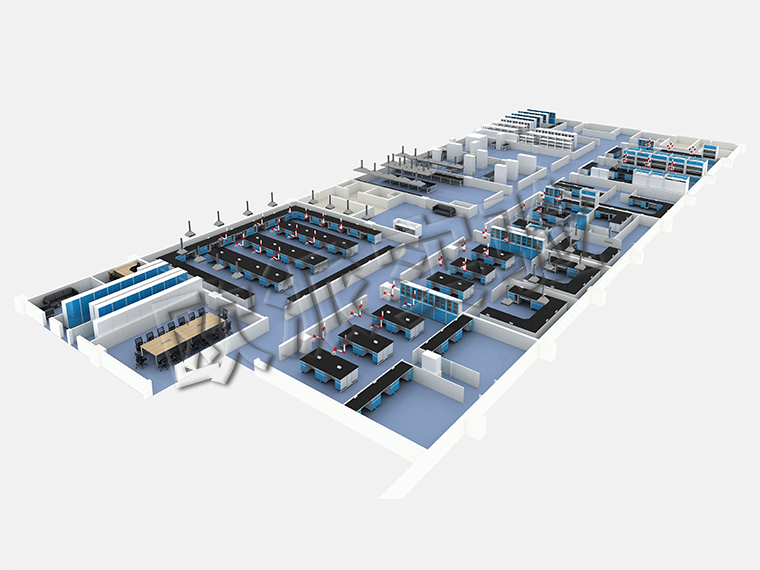 整體實(shí)驗室鳥(niǎo)瞰圖